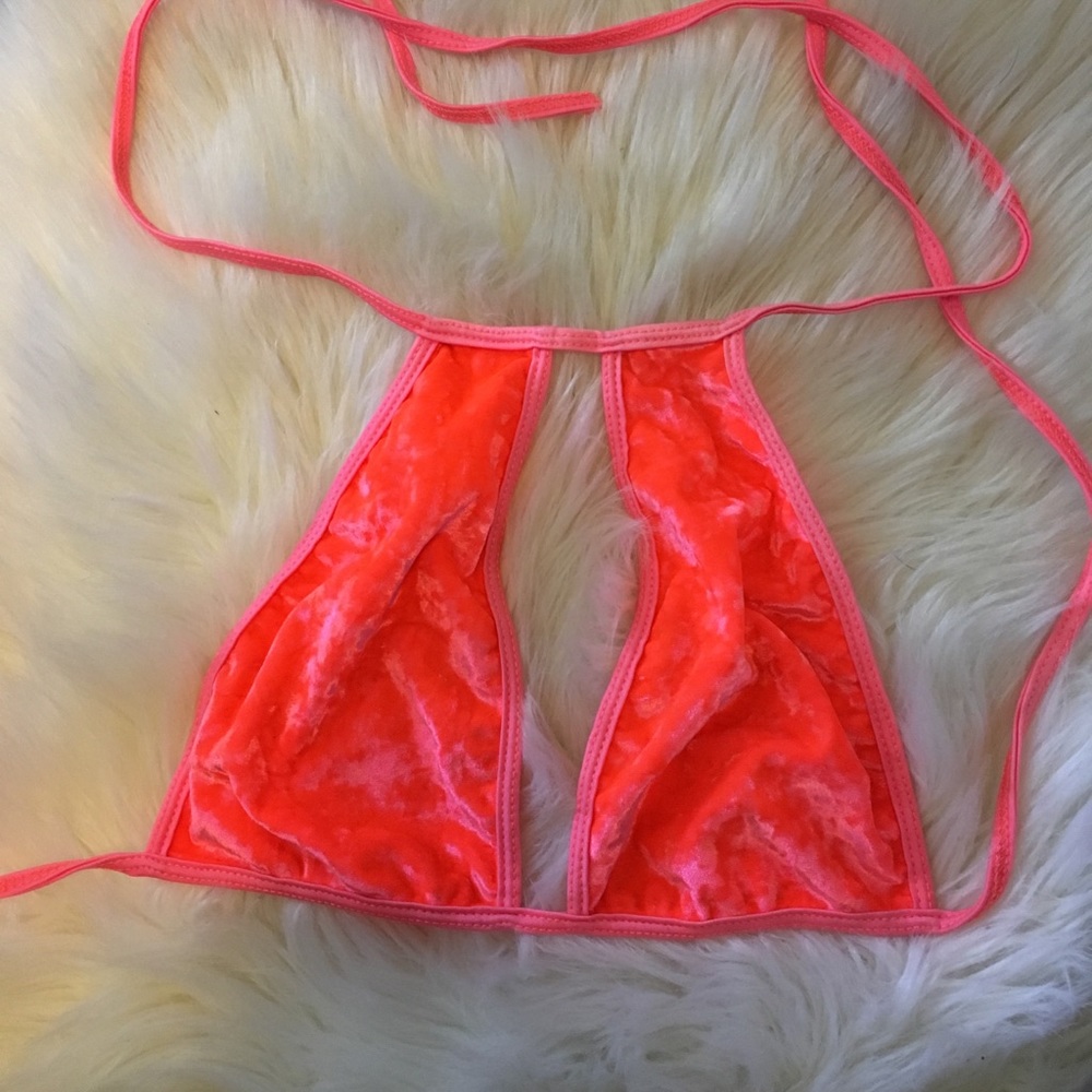 Rave/festival halter/bra top